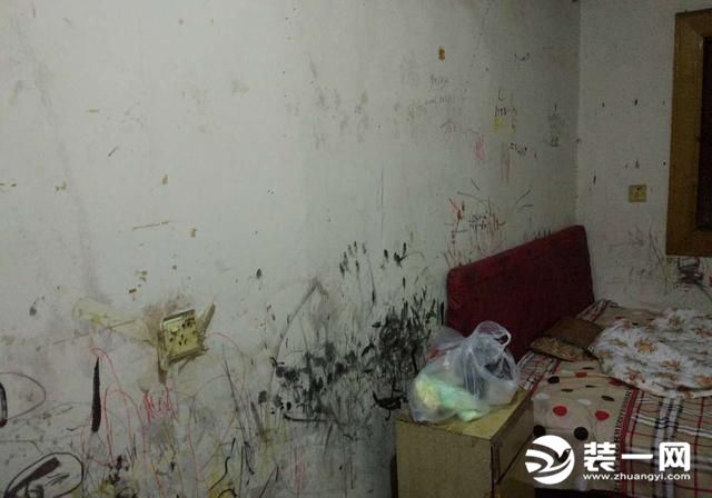资阳破旧出租房便宜改造效果图 让人眼前一亮     这个房间非常的脏乱